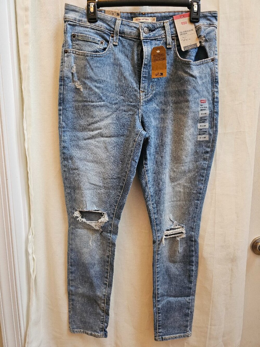 NWT Levi’s 721 High Rise Skinny Jeans Women's Stretch Denim 31X28 NEW w/tags